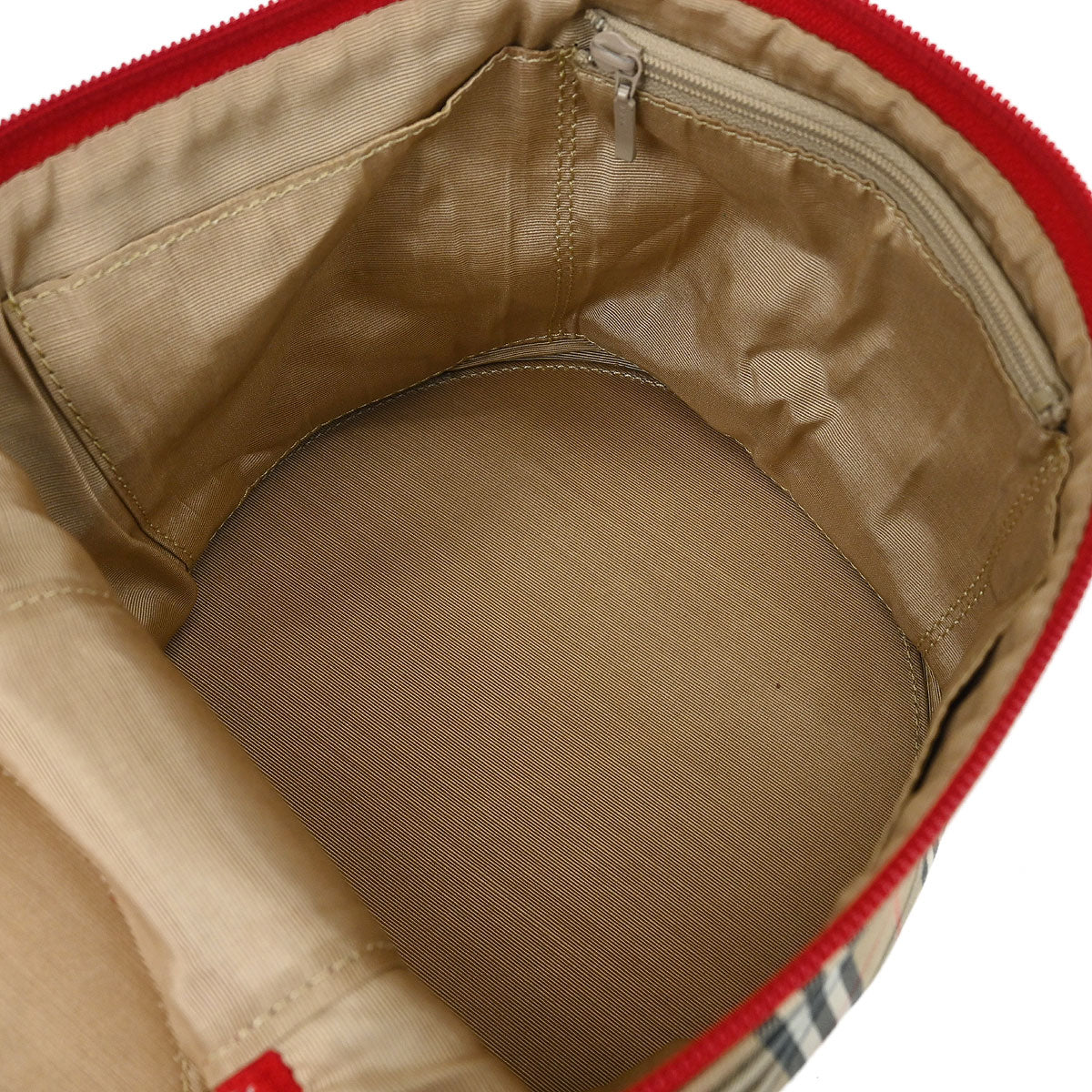 Burberrys Beige Red House Check Vanity Handbag