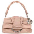 Christian Dior 2009 Light Pink Leather Demi Lune Handbag