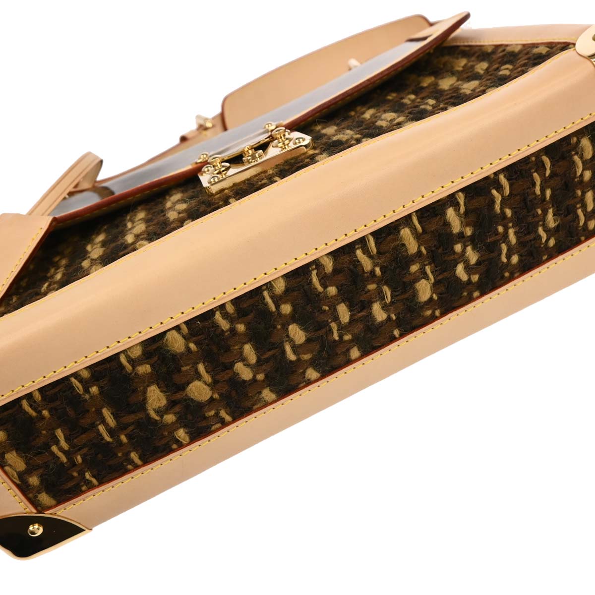 Louis Vuitton 2003 Tweed PVC Monogram Tweedy Handbag M92820