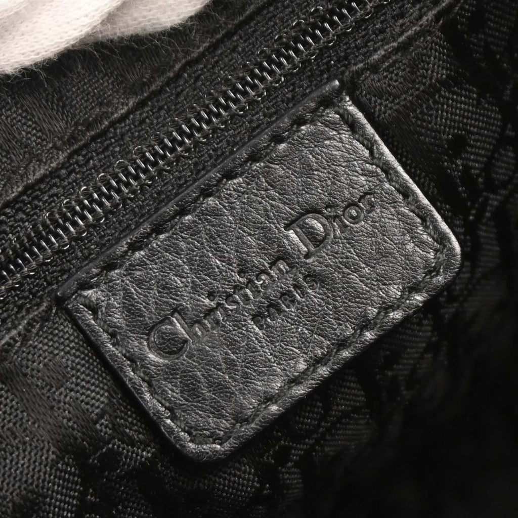 Christian Dior 2004 Leather Bowling Bag