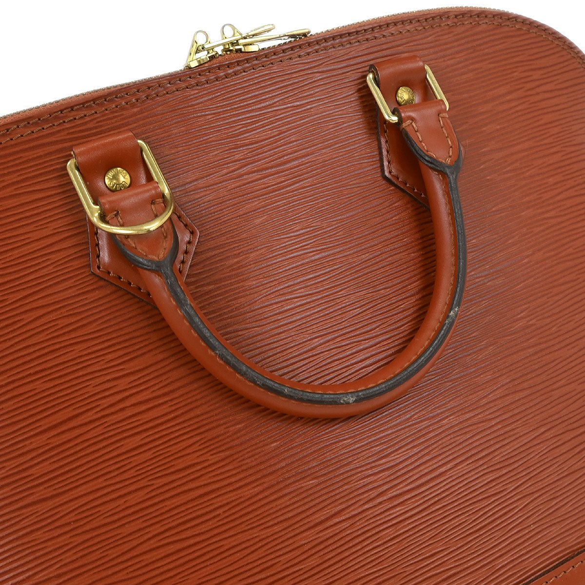 Louis Vuitton 1998 Brown Epi Alma Handbag M52143