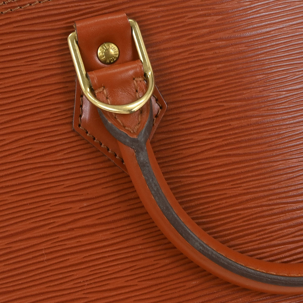 Louis Vuitton 1998 Brown Epi Alma Handbag M52143