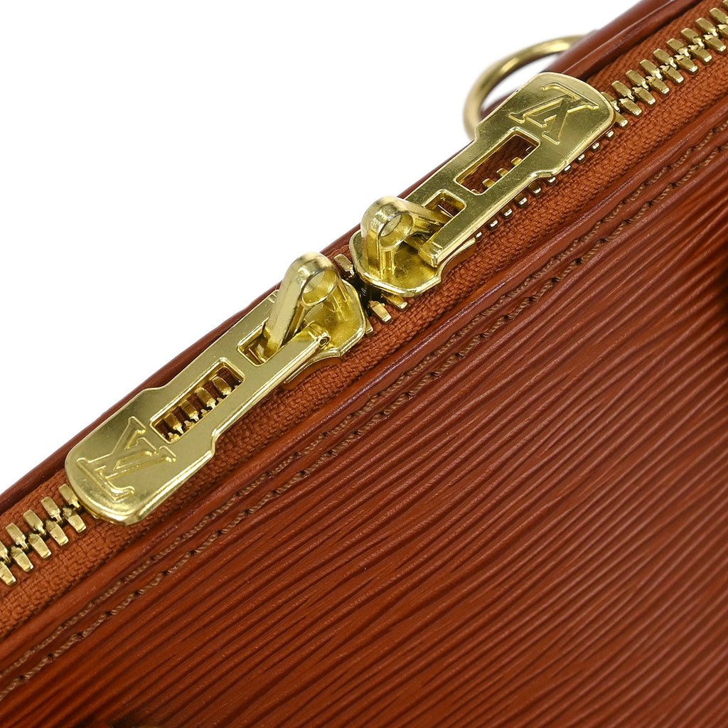 Louis Vuitton 1998 Brown Epi Alma Handbag M52143