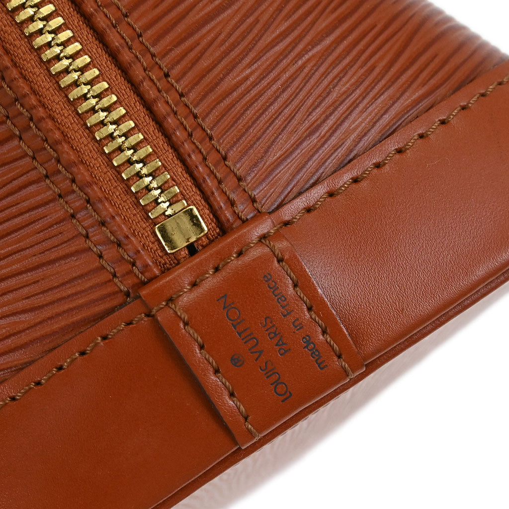 Louis Vuitton 1998 Brown Epi Alma Handbag M52143