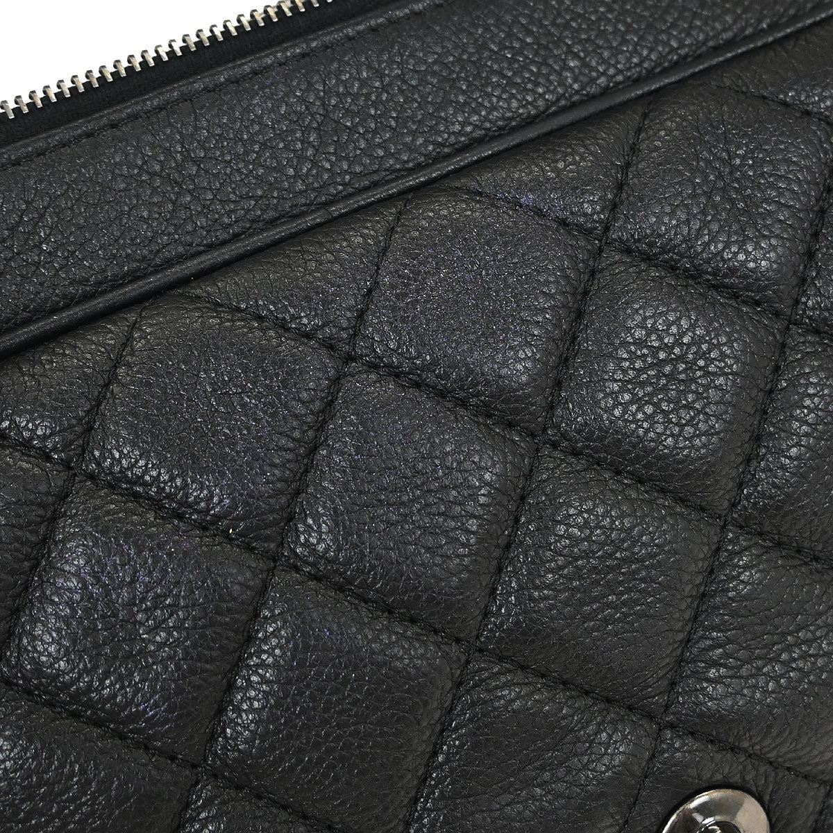 Chanel 2016-2017 Black Calfskin Shoulder Bag