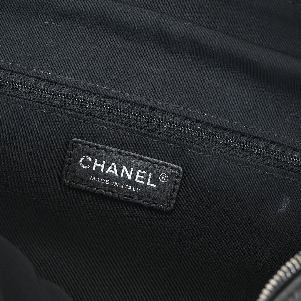 Chanel 2016-2017 Black Calfskin Shoulder Bag