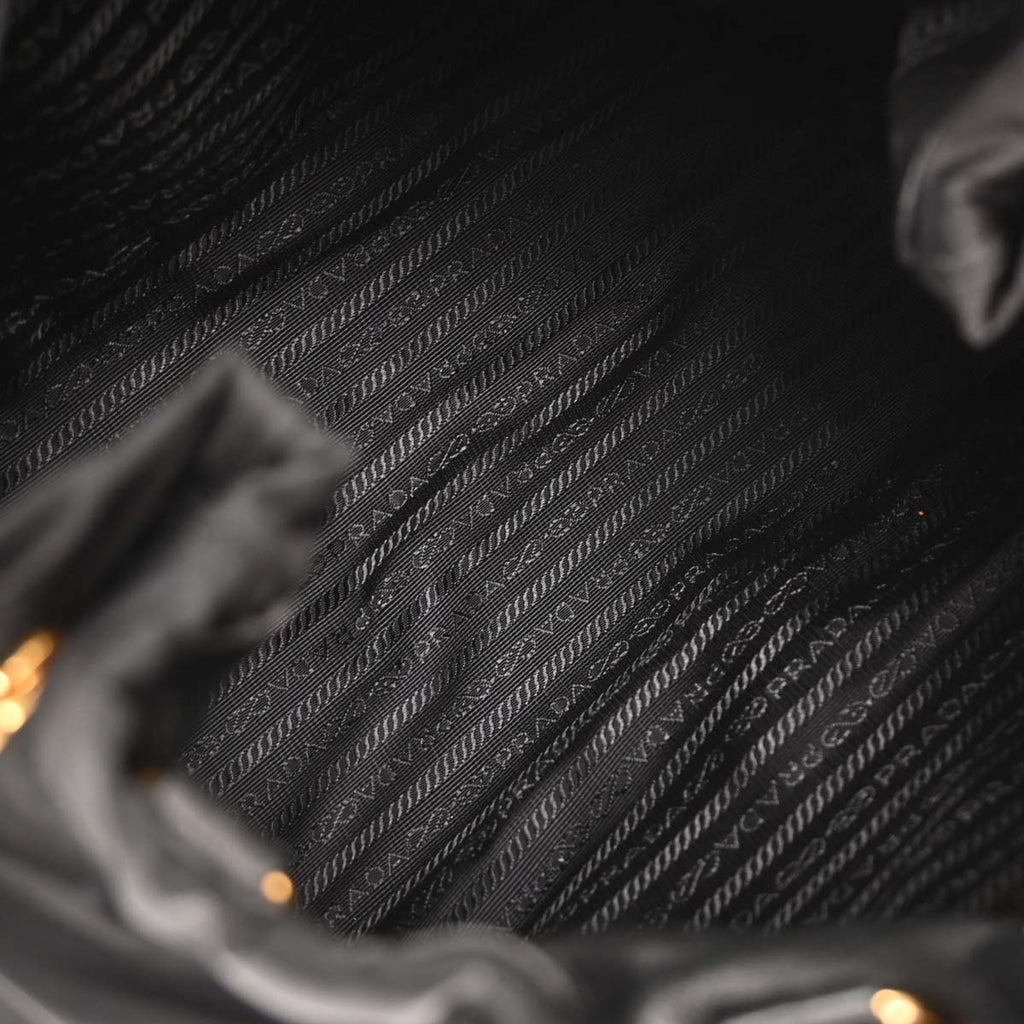 Prada Black Nylon Tote Bag