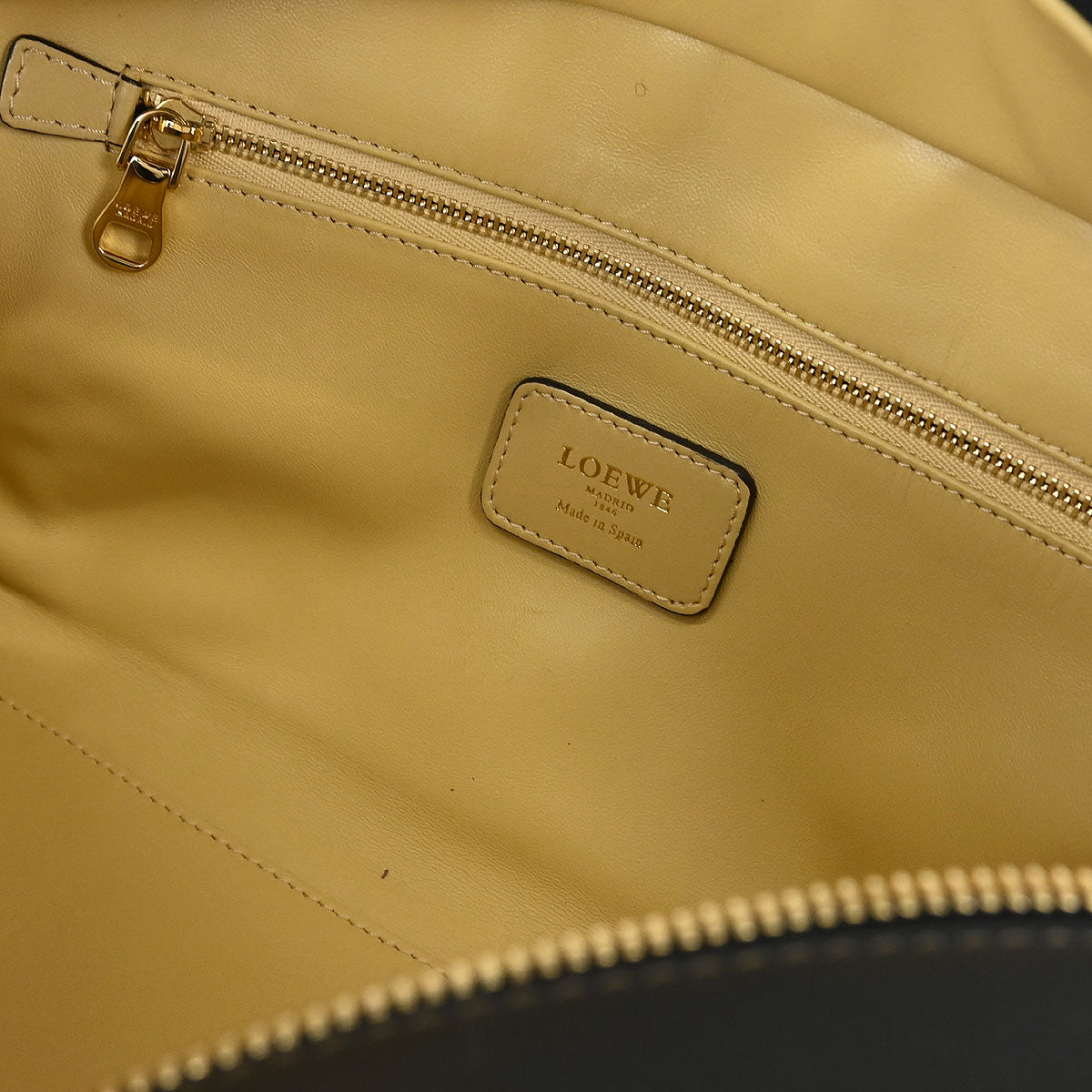 Loewe Beige Black Brown Amazona 28 Handbag