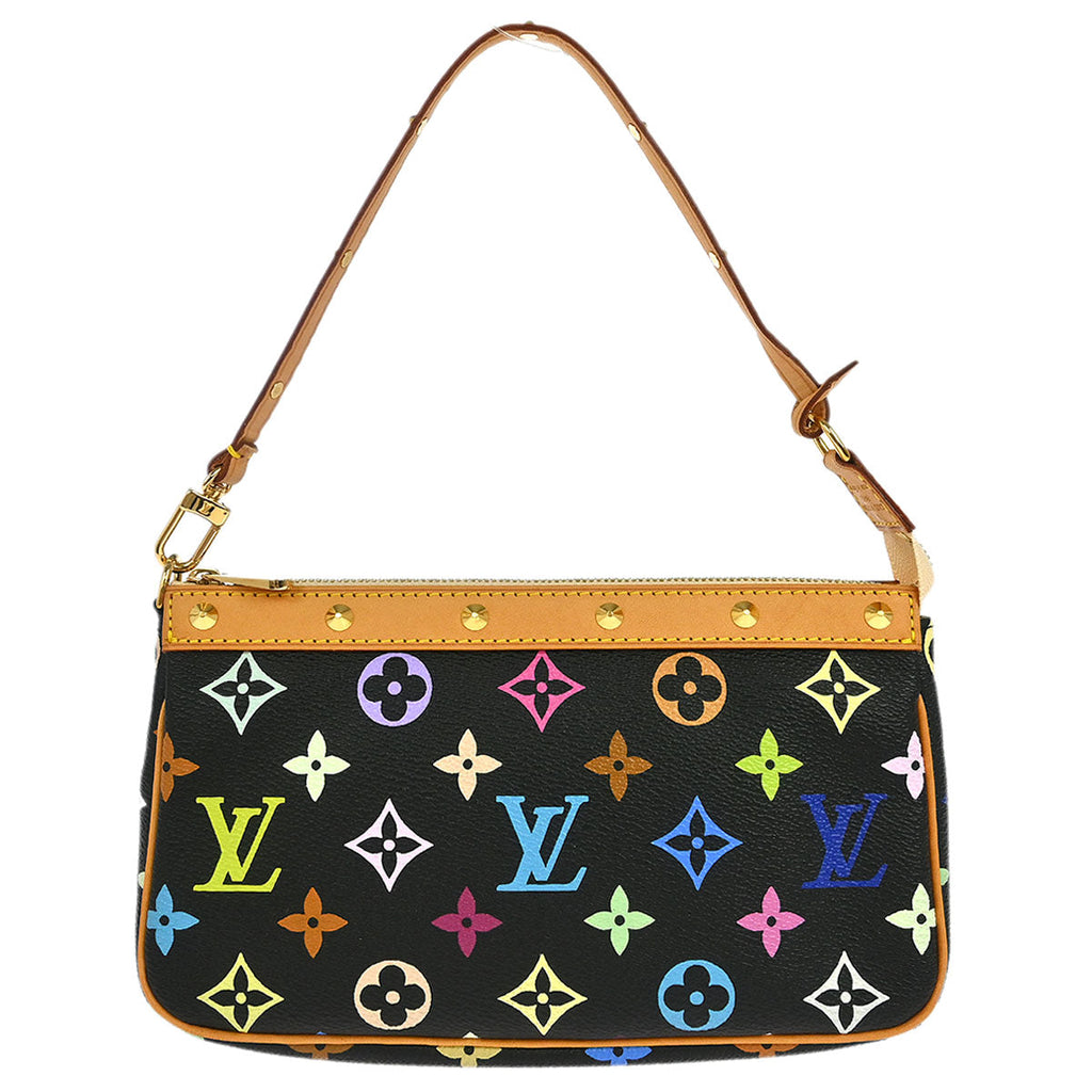 Louis Vuitton Black Multicolor Pochette Accessoires M92648