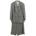 Burberrys Setup Suit Jacket Skirt Green #42–44 #44–46