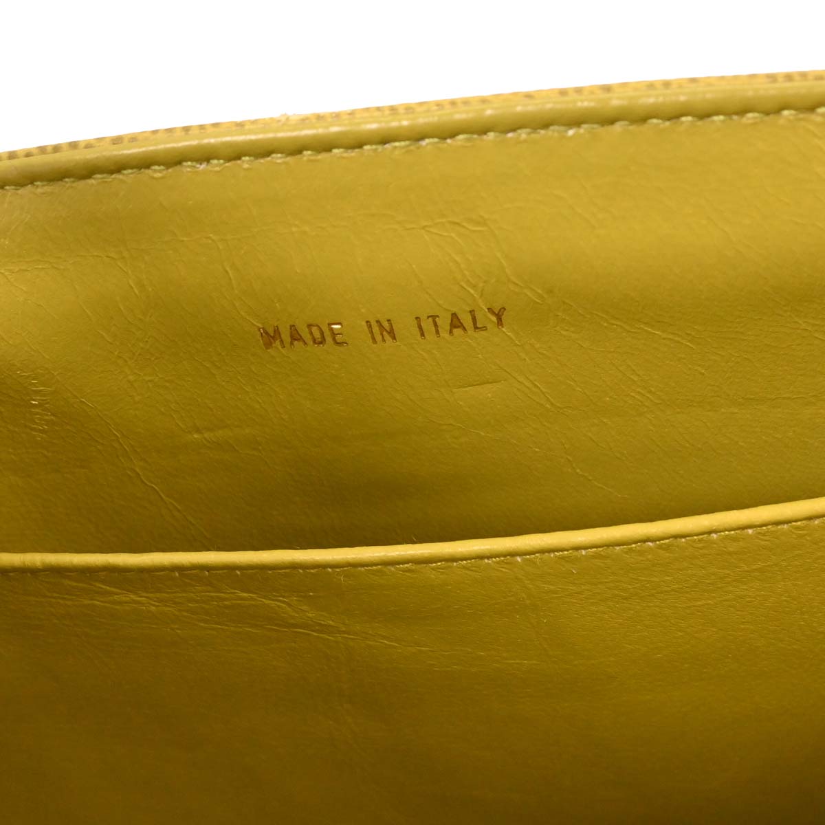 Chanel 1997-1999 Yellow Caviar Handbag