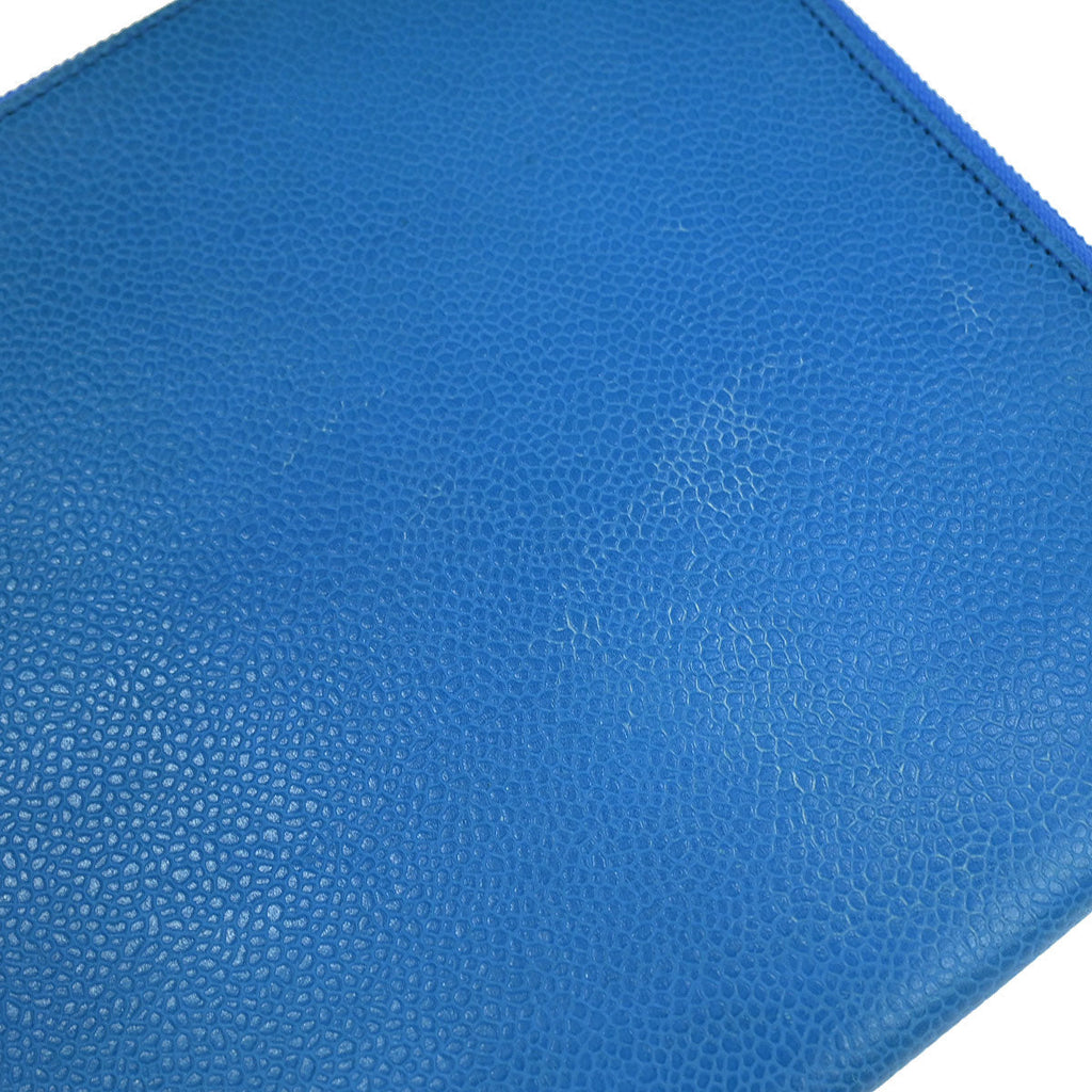 Chanel 1994-1996 Blue Caviar Wallet
