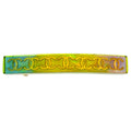 Chanel Hair Clip Barrette Yellow Gold Acrylic 97P