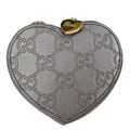Gucci Metallic Purple Leather GG Coin Case Pouch
