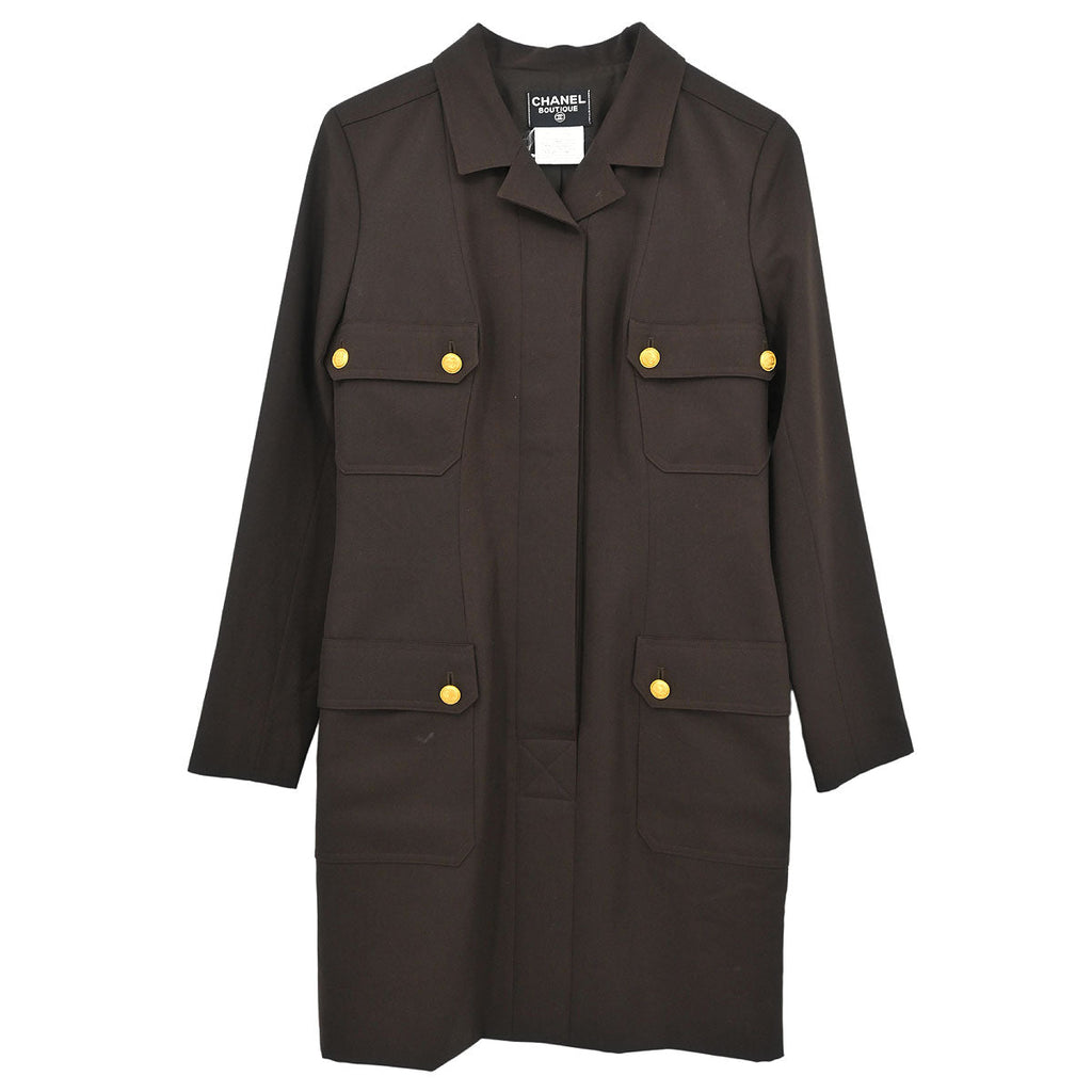 Chanel 1996 Dress Brown #38