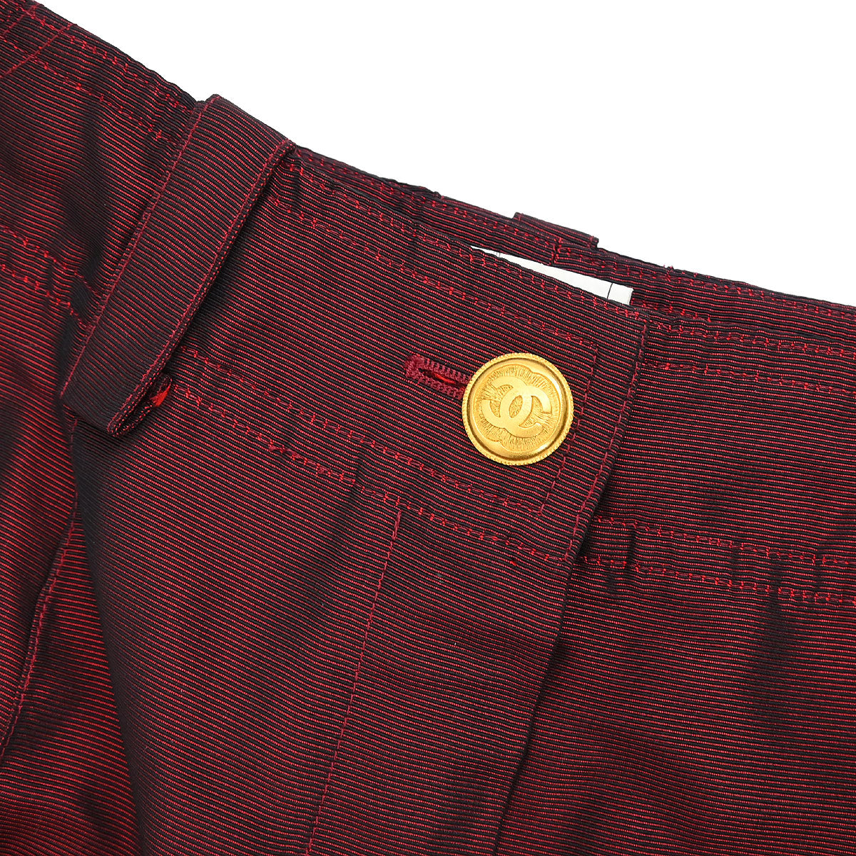 Chanel 1996 Long Pants Red #38
