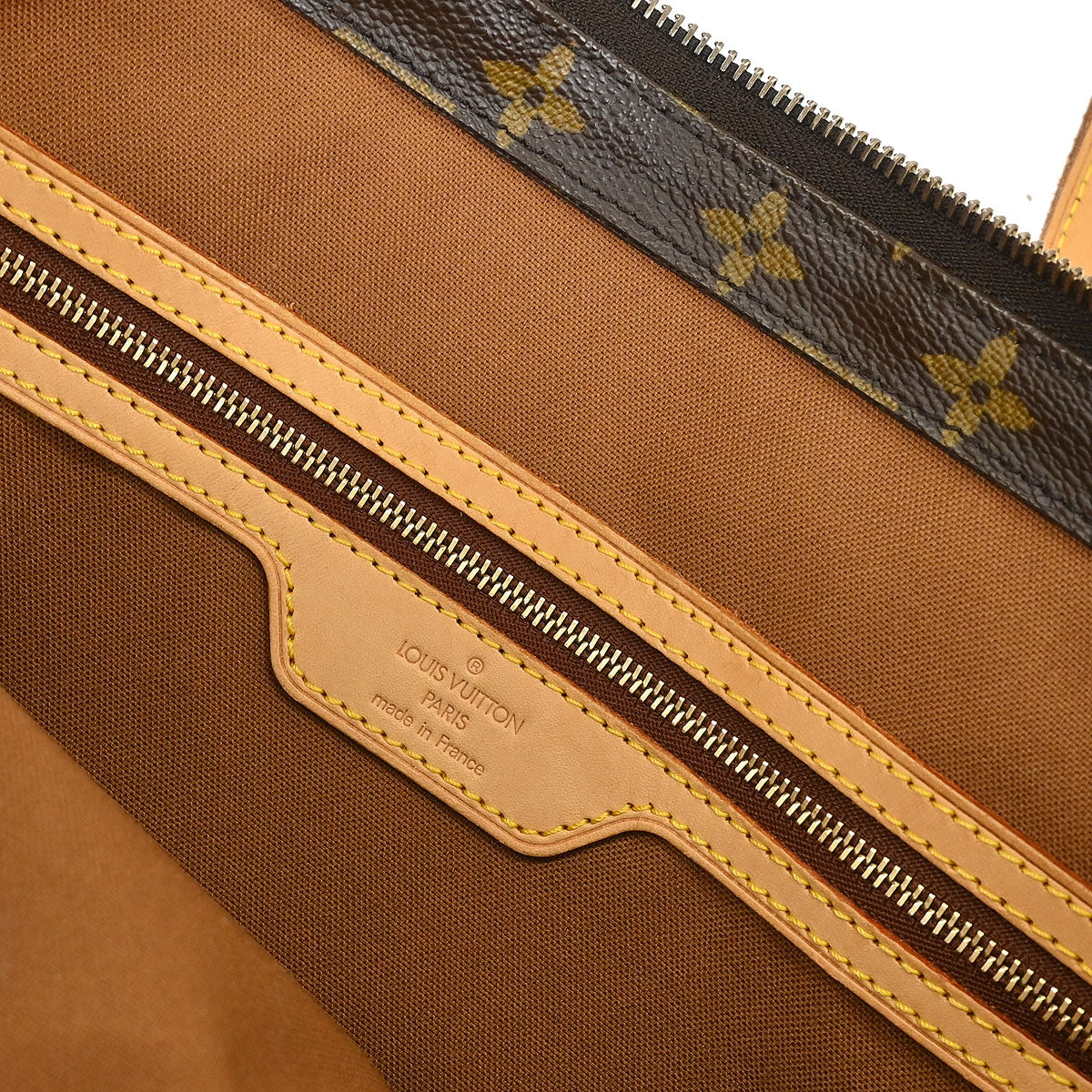 Louis Vuitton Monogram Cabas Mezzo Tote Handbag M51151