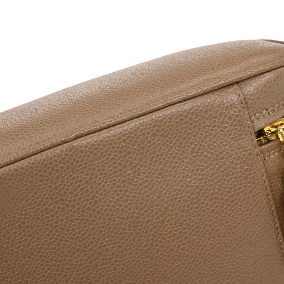 Chanel 1996-1997 Brown Caviar Shoulder Bag