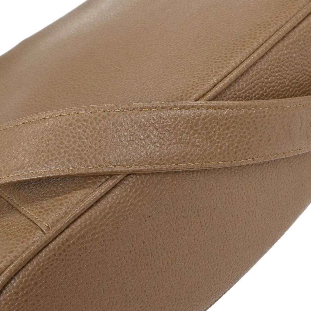 Chanel 1996-1997 Brown Caviar Shoulder Bag
