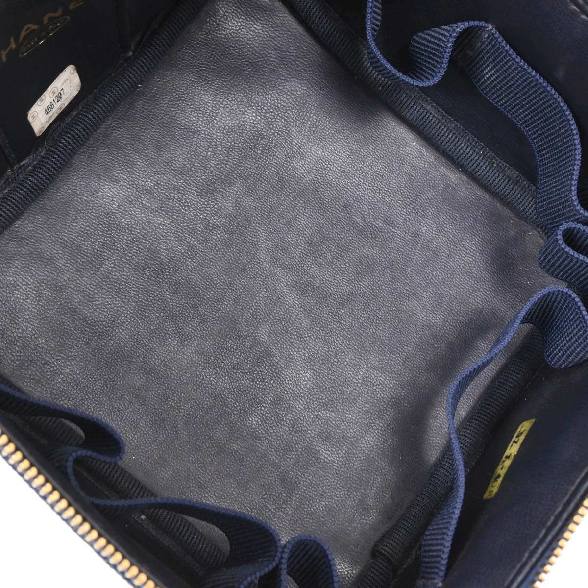 Chanel Blue Denim Vanity Handbag