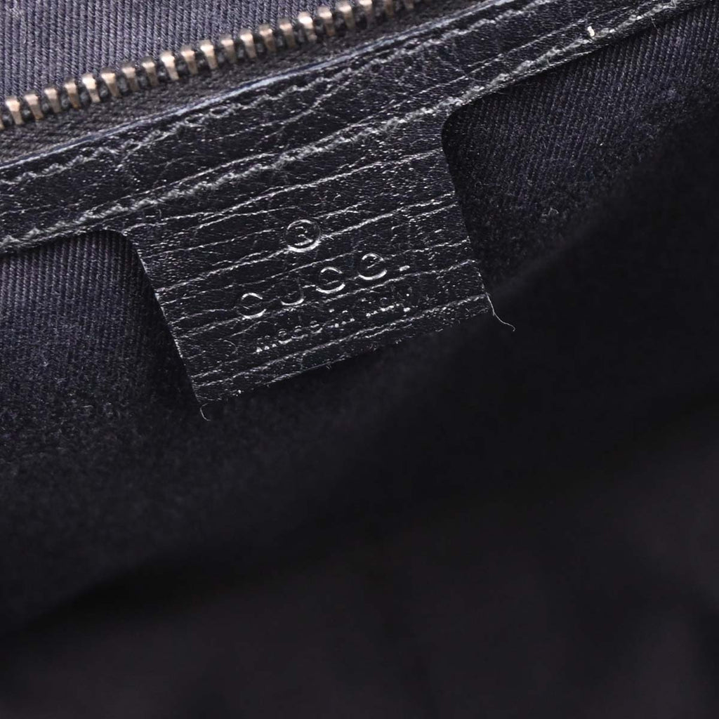 Gucci Black GG Horsebit Handbag