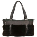 Chanel 2005-2006 Black Lapin Fur Sport Line Handbag