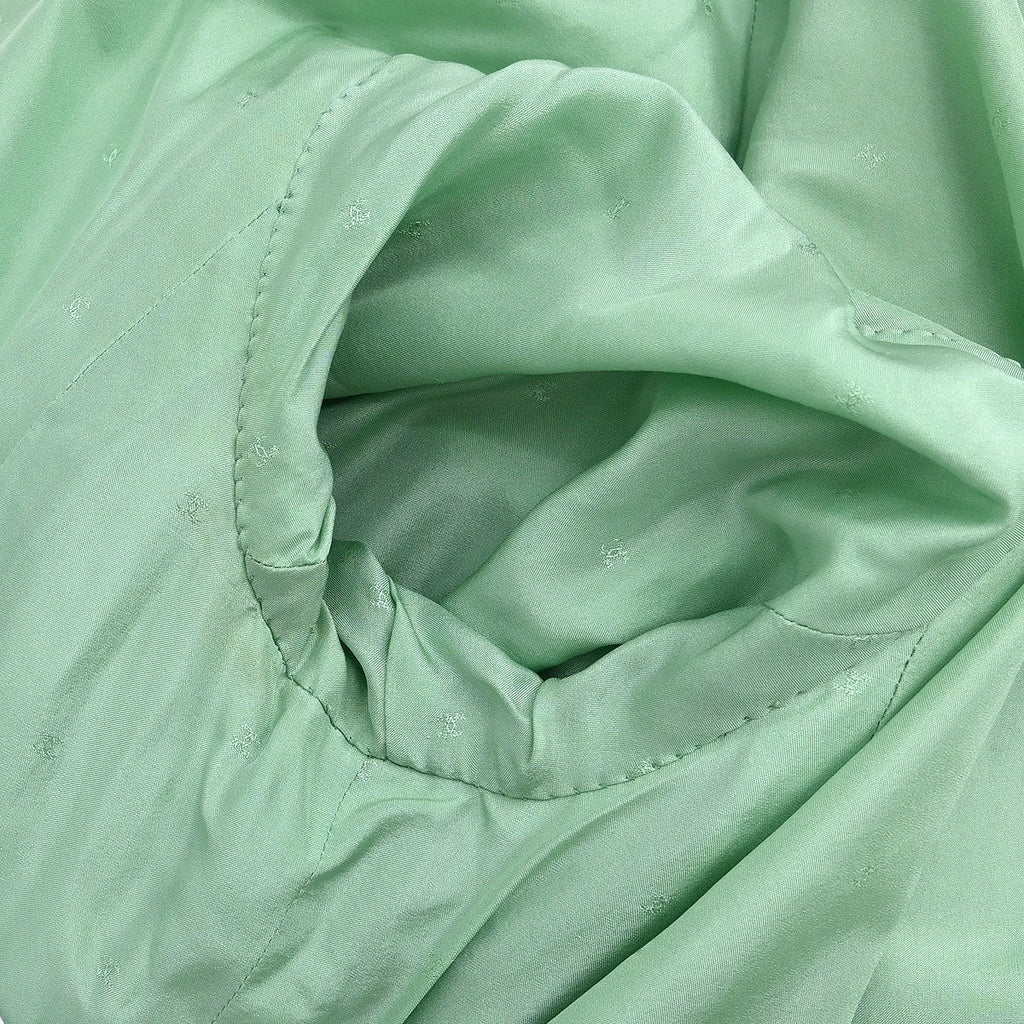 Chanel Setup Suit Jacket Skirt Light Green #42