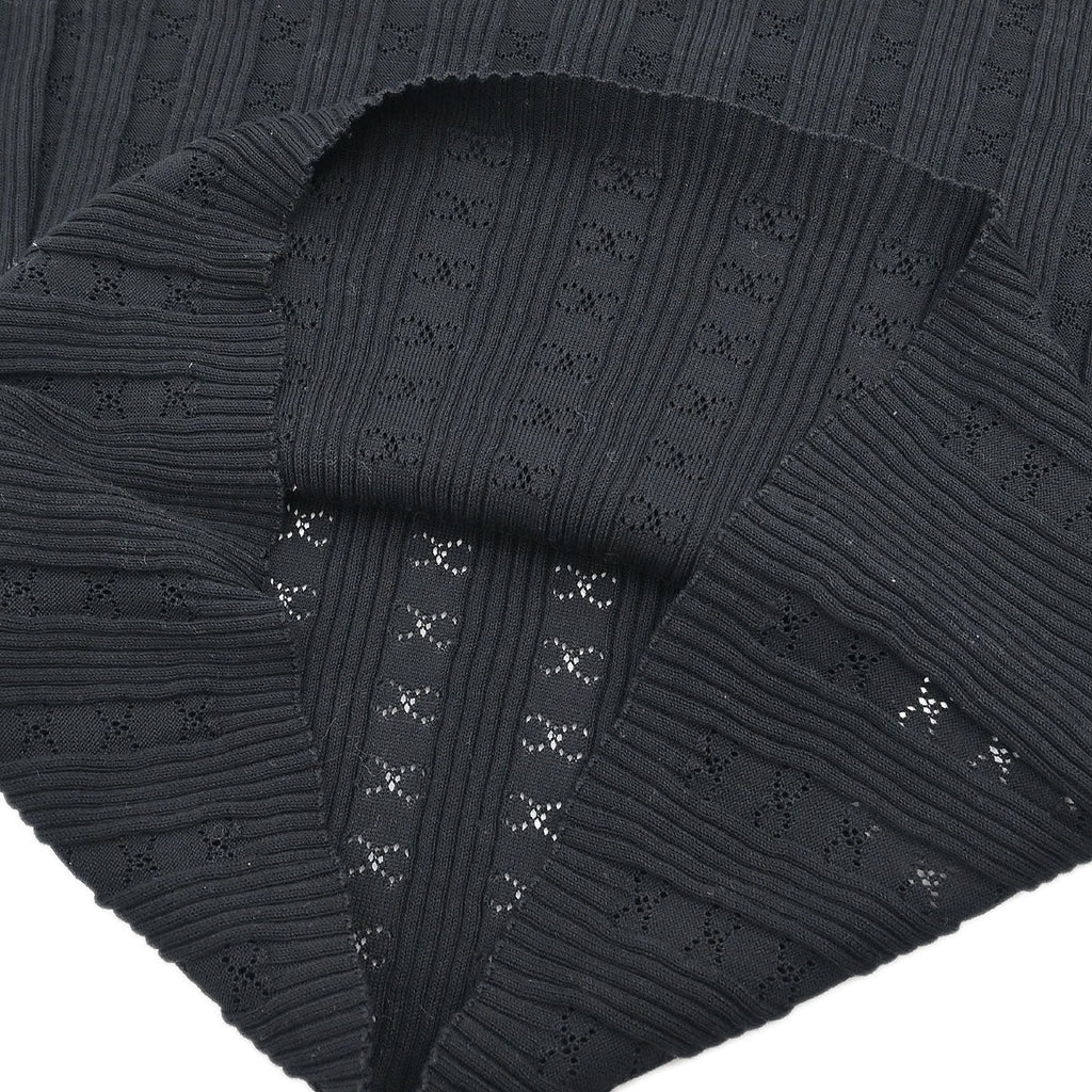 Chanel Short Sleeve Top Black #42
