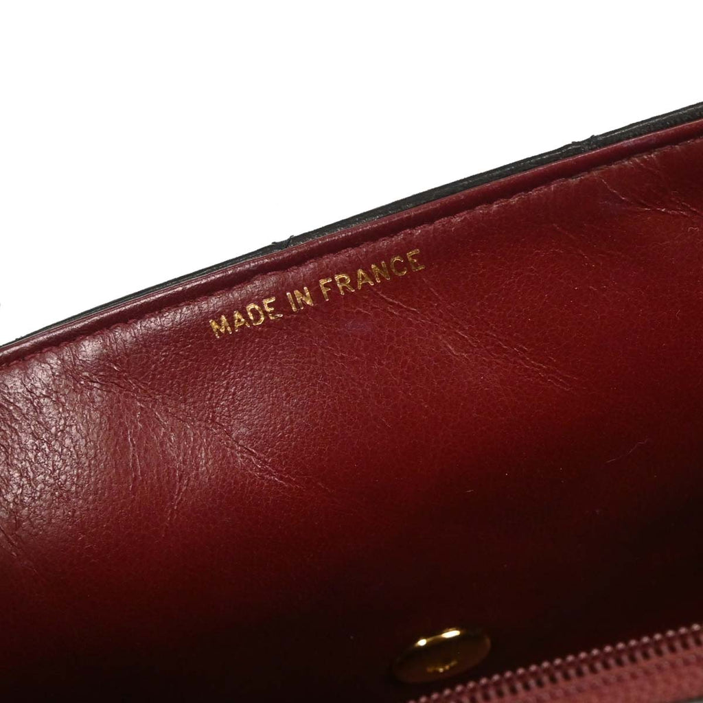 Chanel 1991-1994 Black Lambskin Small Diana Shoulder Bag