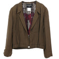 Chanel Single Breasted Jacket Brown #34