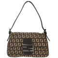 Fendi Brown Zucchino Handbag