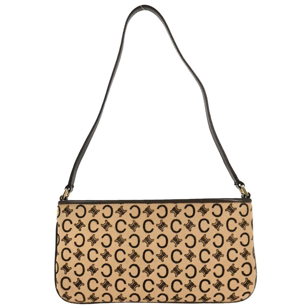 Celine Brown Pony Hair C Macadam Handbag