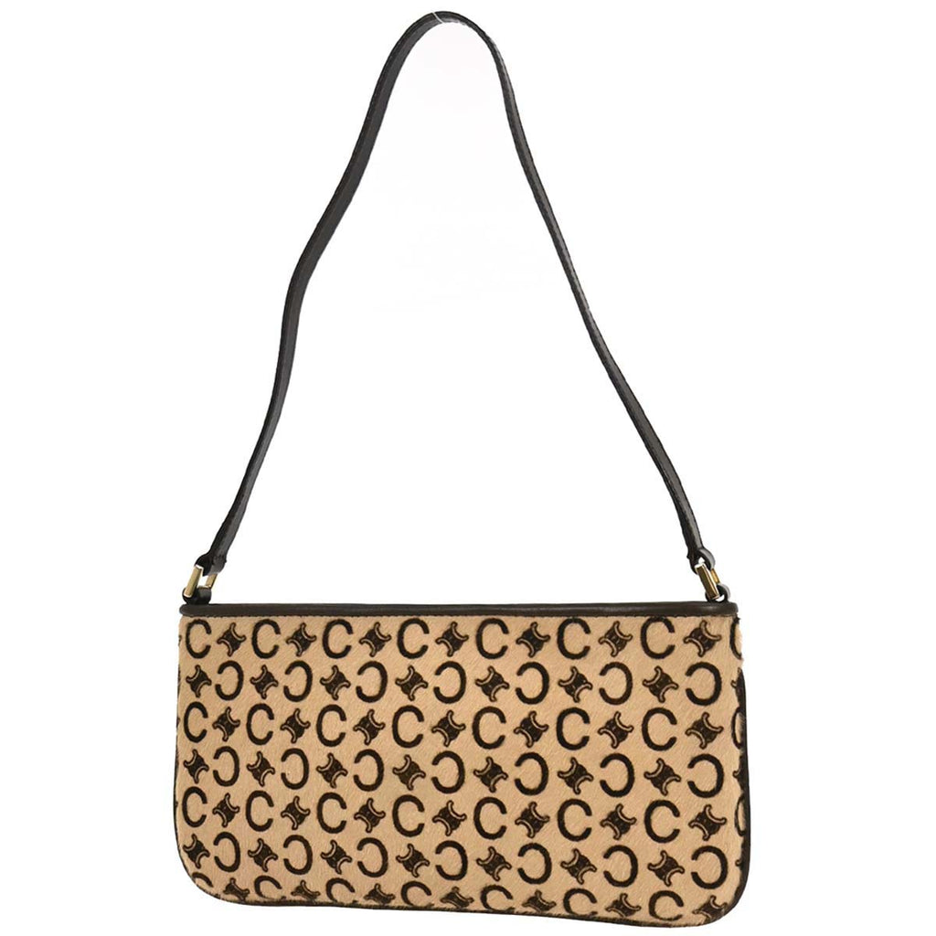 Celine Brown Pony Hair C Macadam Handbag