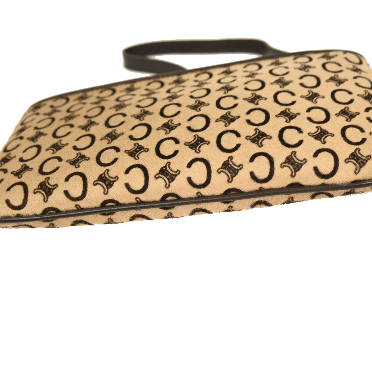 Celine Brown Pony Hair C Macadam Handbag