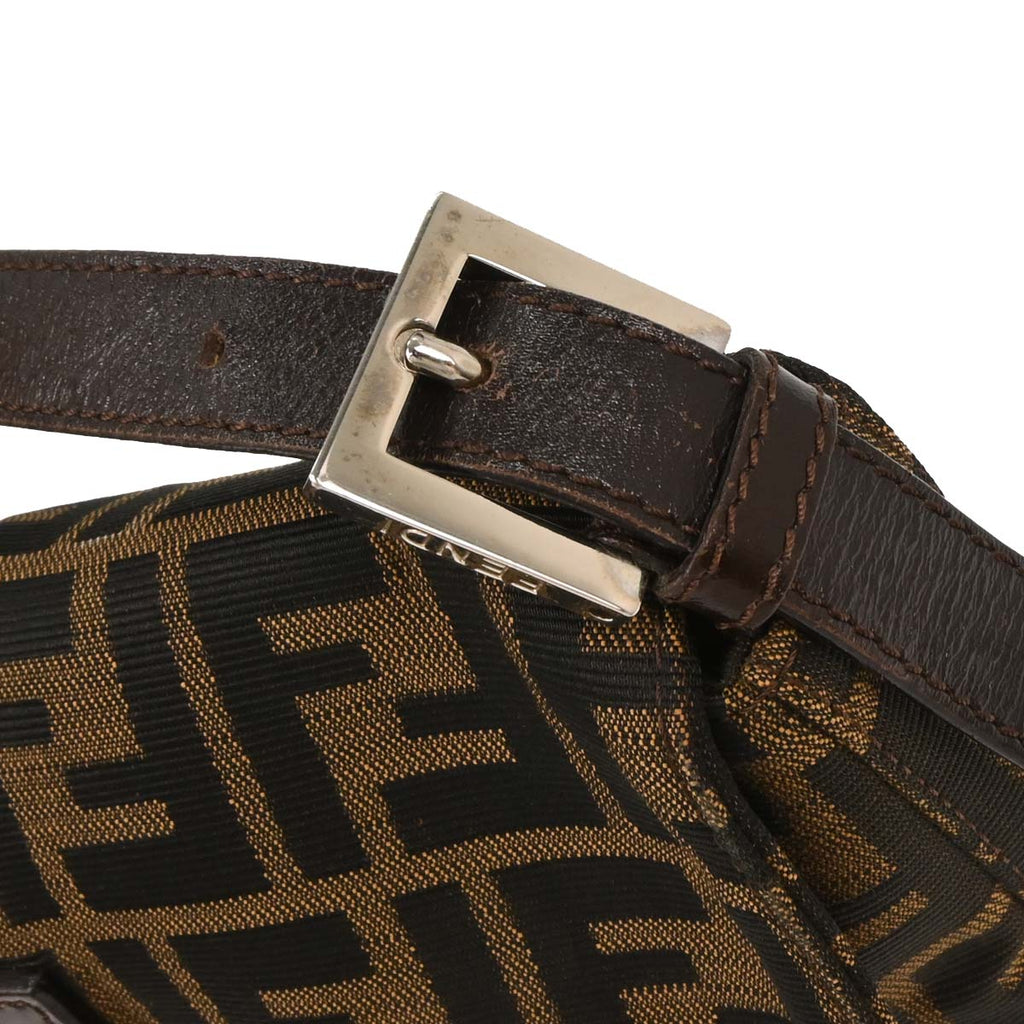 Fendi Brown Zucca Baguette Handbag