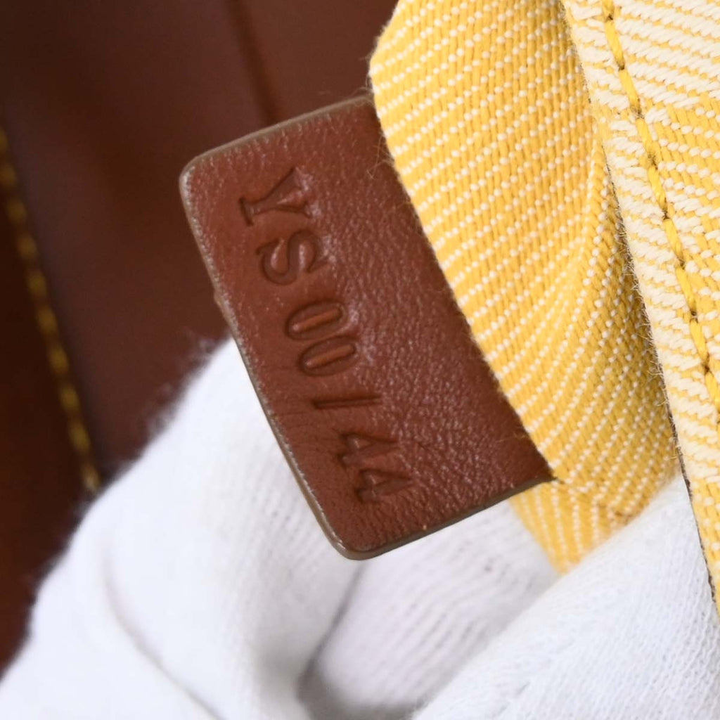 Celine Yellow Macadam Shoulder Bag