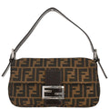 Fendi Brown Zucca Baguette Handbag