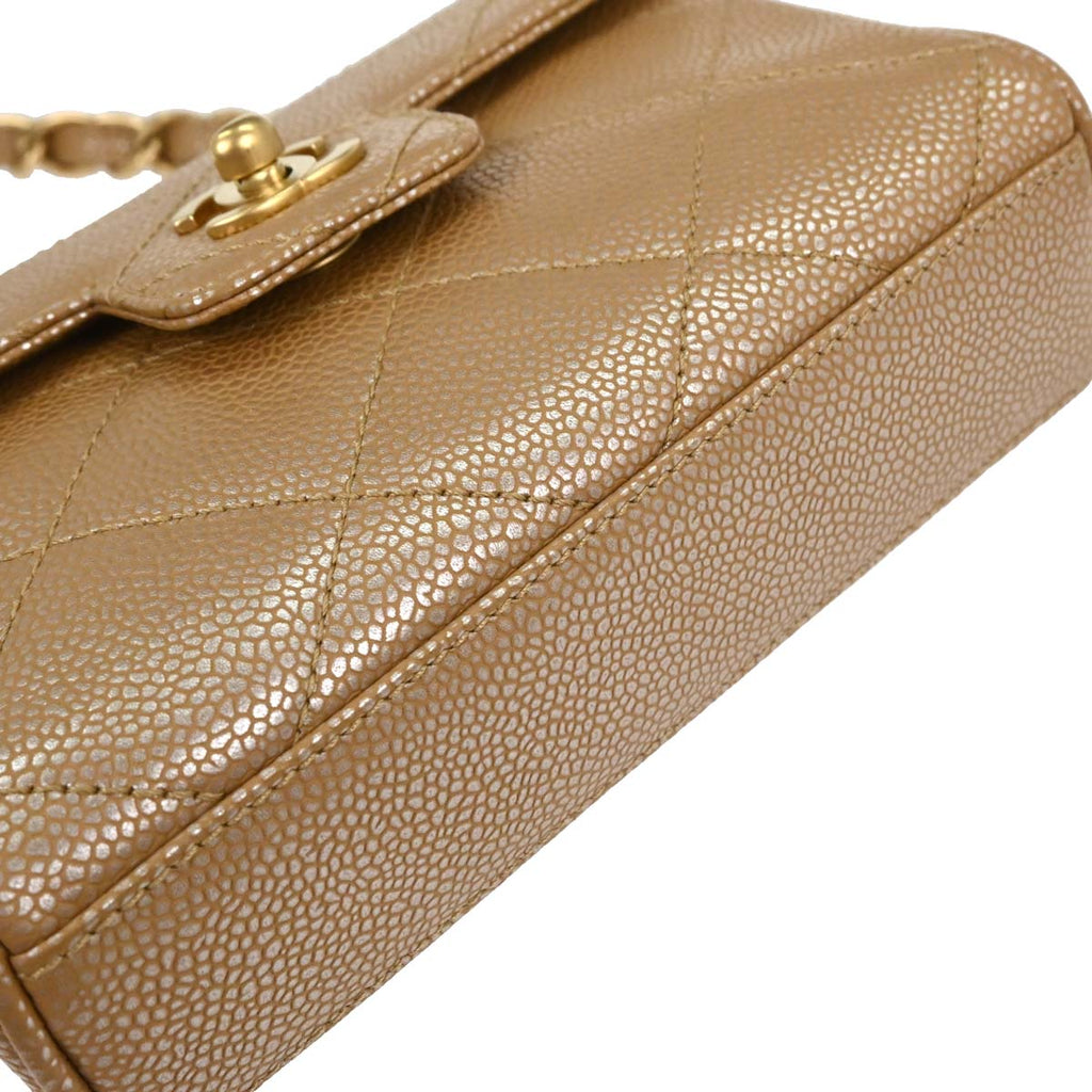 Chanel 2000-2001 Beige Caviar Handbag