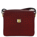 Celine Bordeaux C Macadam Shoulder Bag