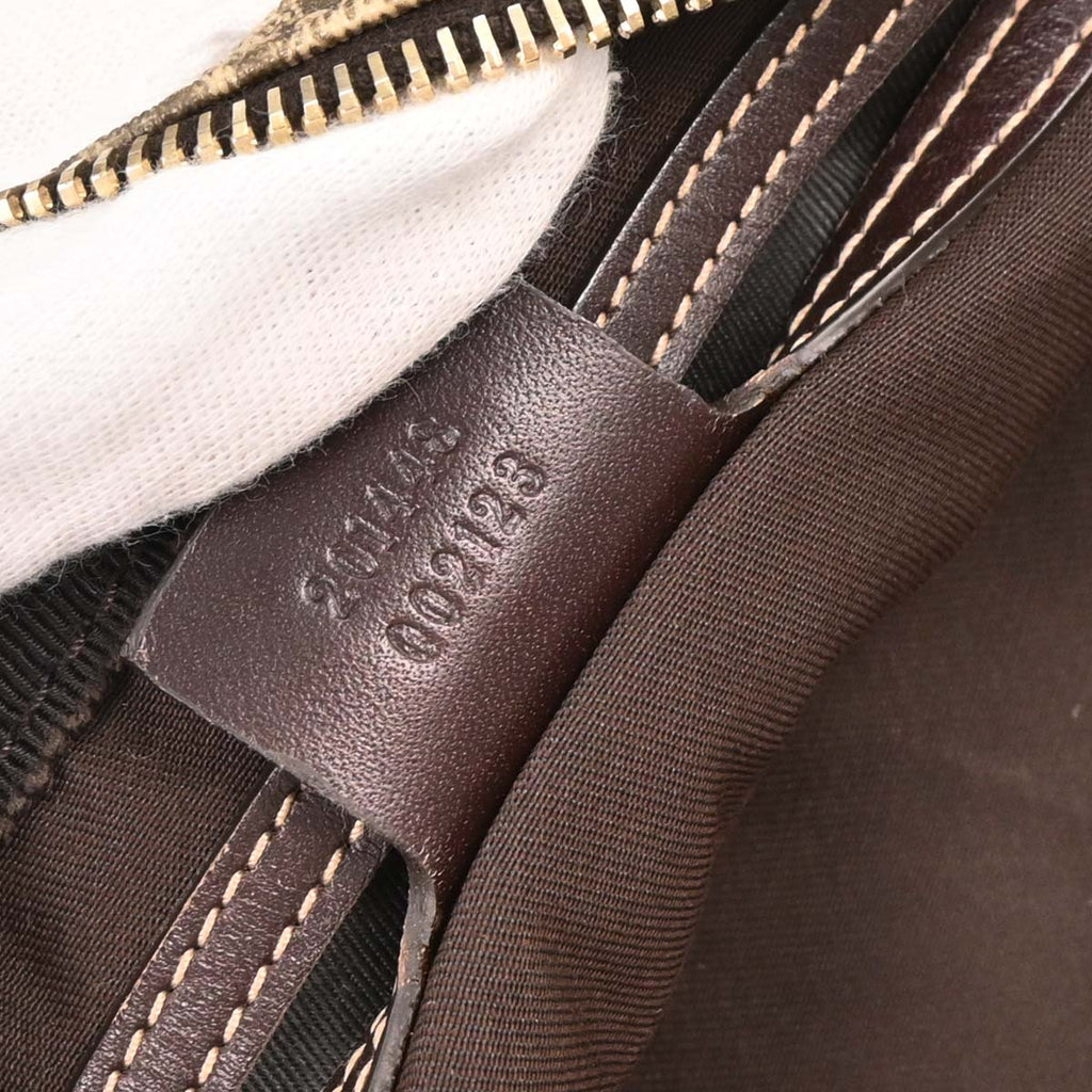 Gucci Brown PVC GG Shoulder Bag