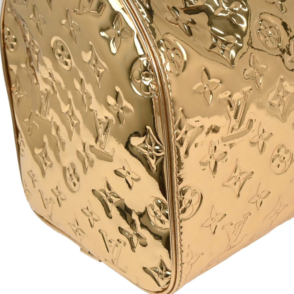 Louis Vuitton Gold Monogram Miroir Speedy 30 Handbag M95272