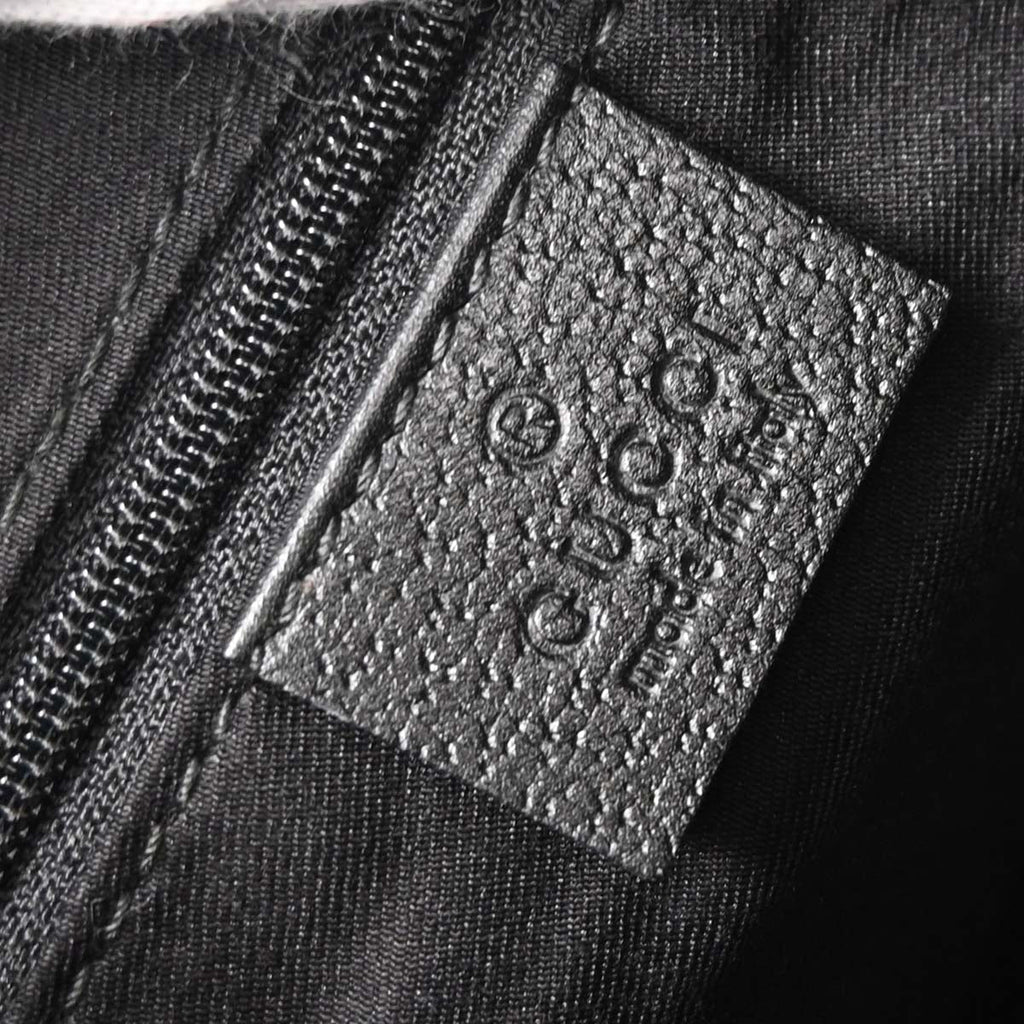 Gucci Black GG Abbey D Ring Handbag