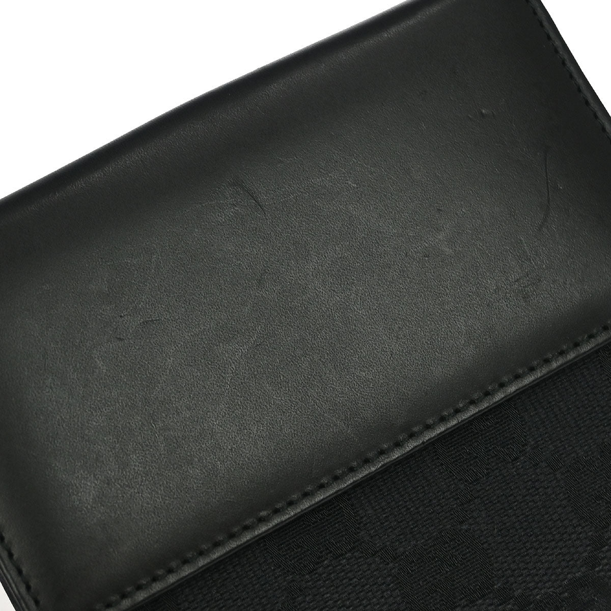 Gucci Black Canvas GG Wallet