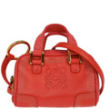 Loewe * Pink Leather Mini Amazona Contenedor Pouch Bag