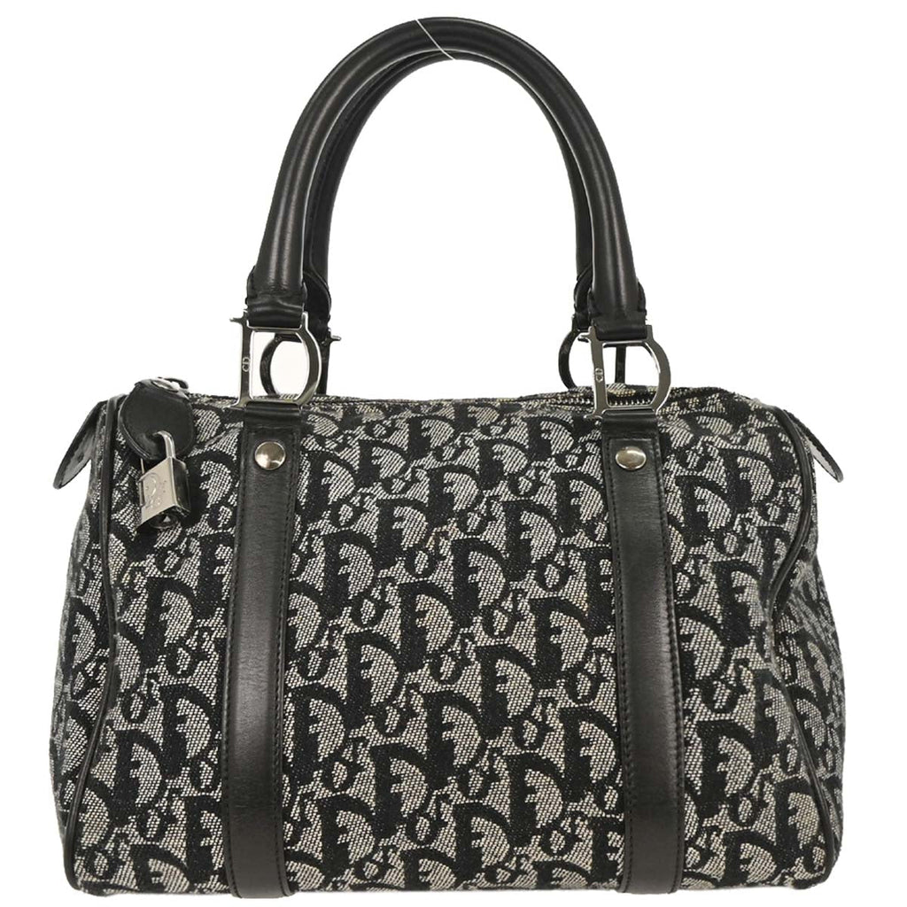 Christian Dior Black Trotter Duffle Handbag