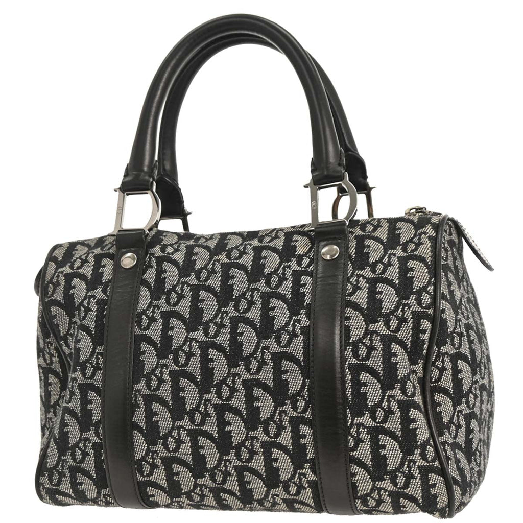 Christian Dior Black Trotter Duffle Handbag
