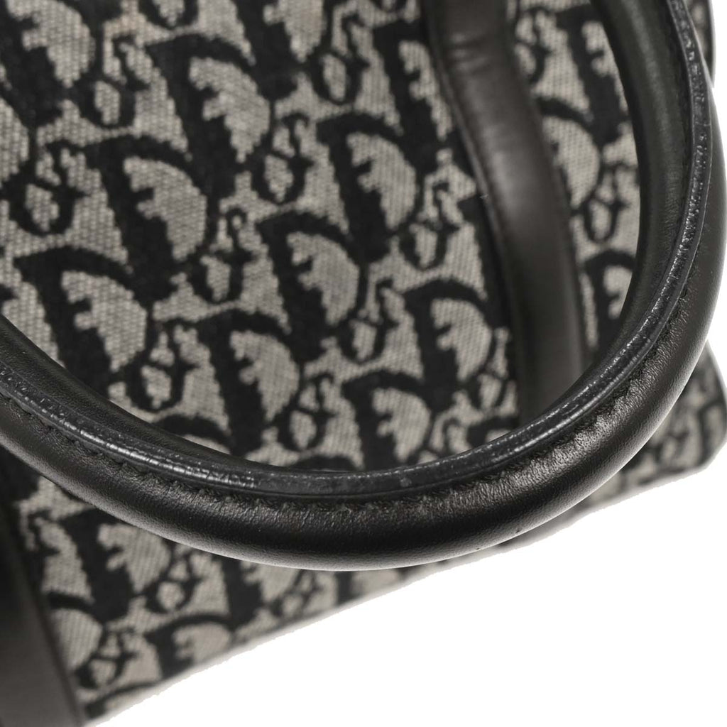 Christian Dior Black Trotter Duffle Handbag