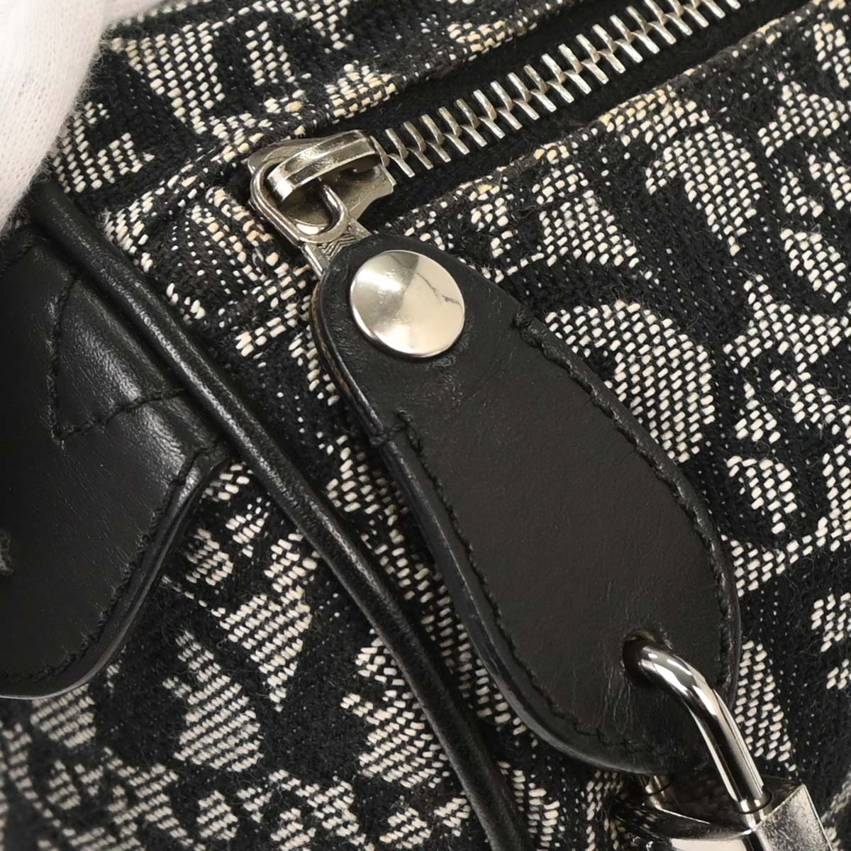 Christian Dior Black Trotter Duffle Handbag