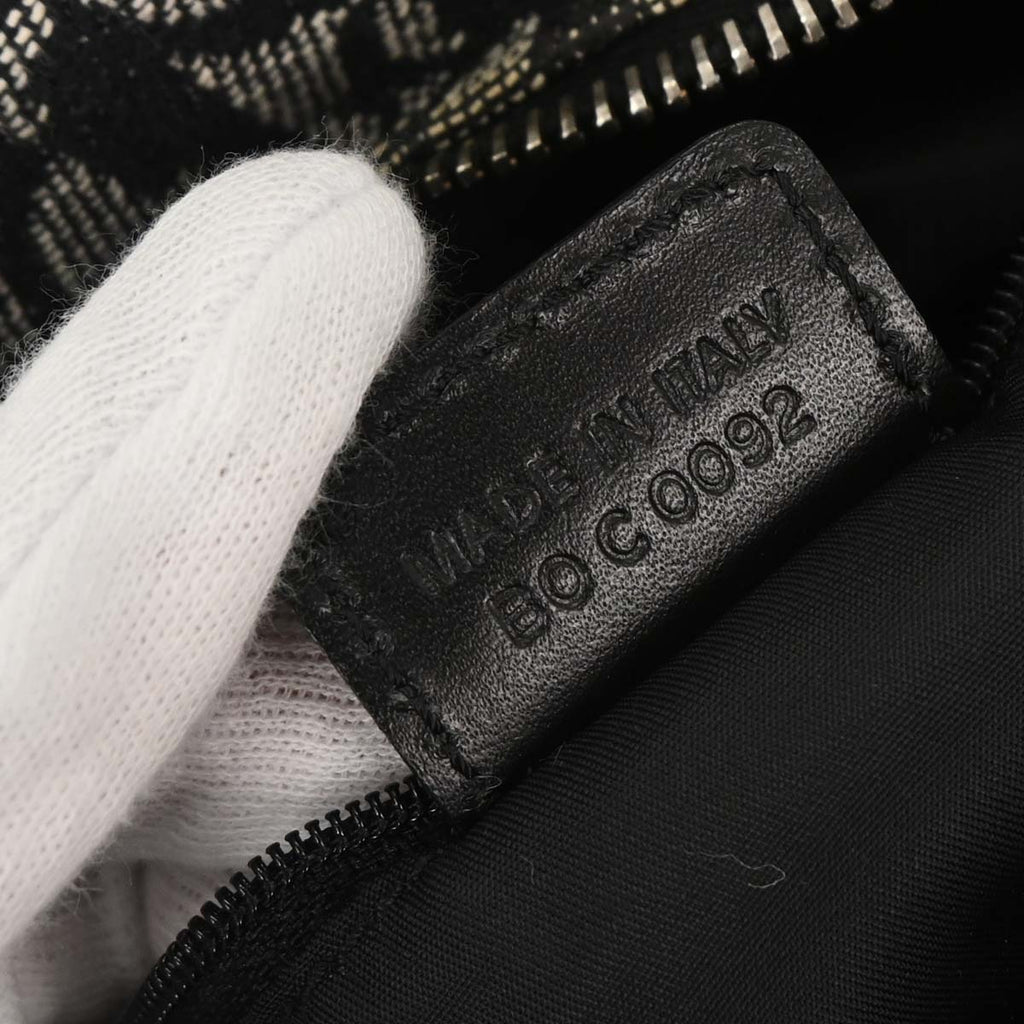Christian Dior Black Trotter Duffle Handbag