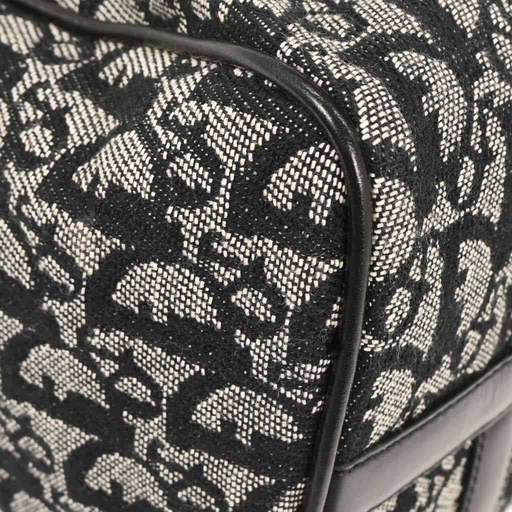 Christian Dior Black Trotter Duffle Handbag
